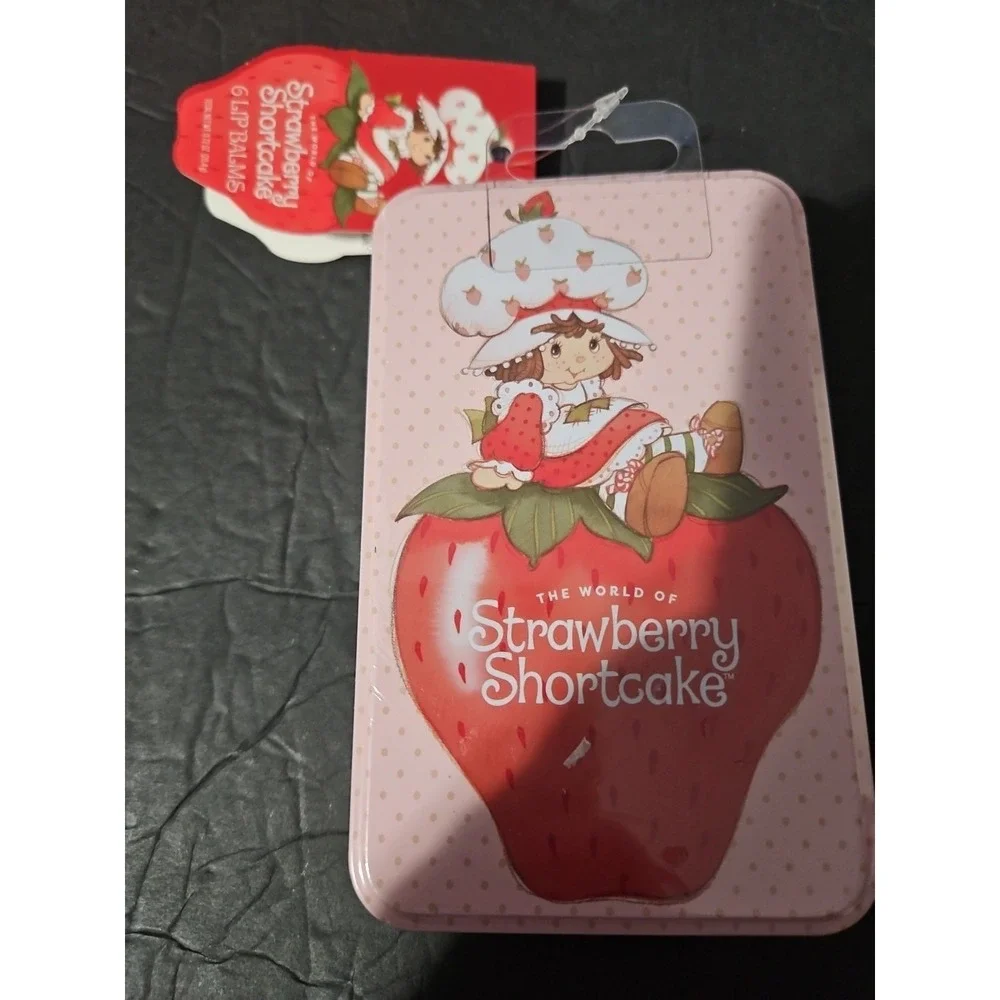 Taste Beauty The World Of Strawberry‎ Shortcake 6 Lip Balm Set New Sealed